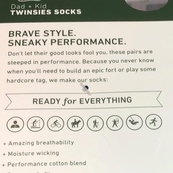 Pair of Thieves Twinsies Sock Set for Dad and Kid - Picture 3 of 3